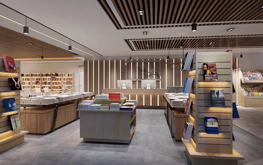 書店店鋪設計裝修-深圳天澤裝飾