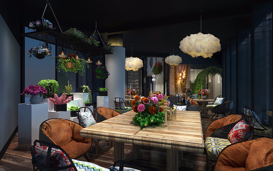 LOFT咖啡廳設計-咖啡廳店鋪裝修-深圳天澤裝飾