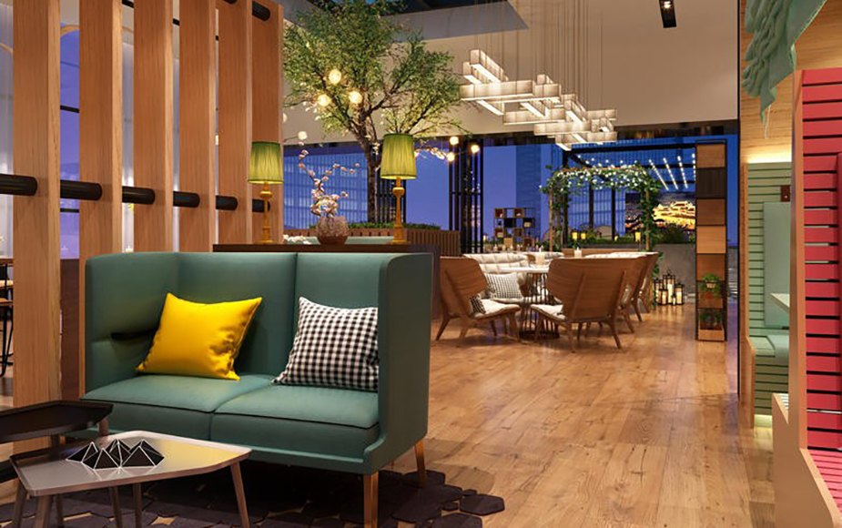 餐廳飯店設計效果圖-餐廳店鋪裝修-深圳天澤裝飾